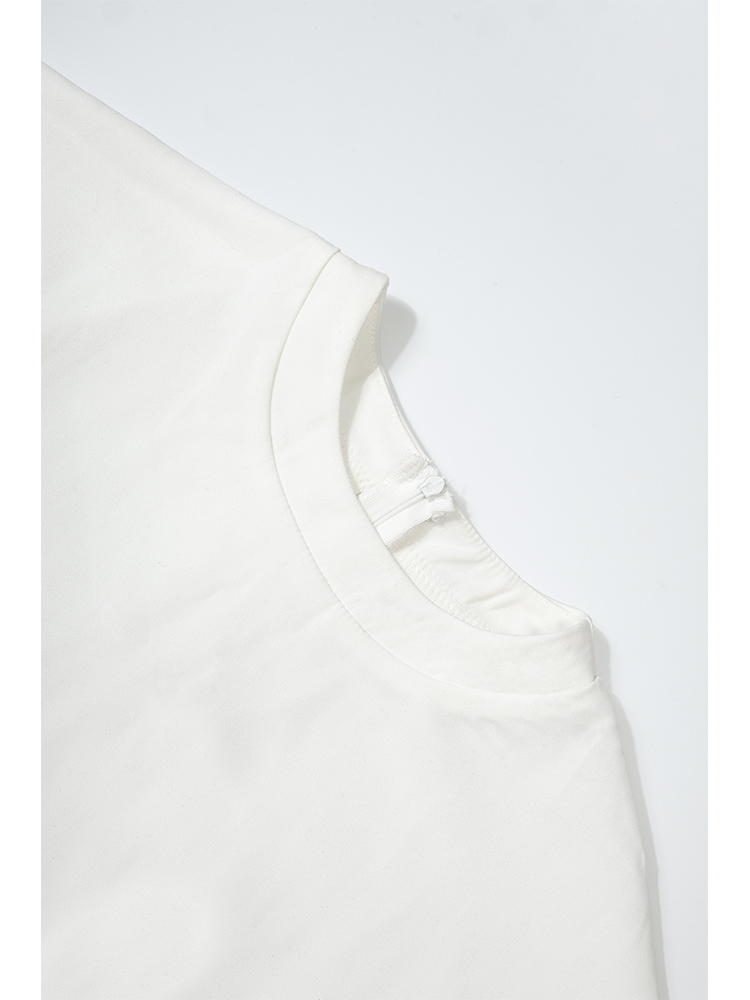 Mulheres soltas macacão bolsos em torno do pescoço calça reta minimalista branco streetwear senhora do escritório macacão conjuntos de uma peça