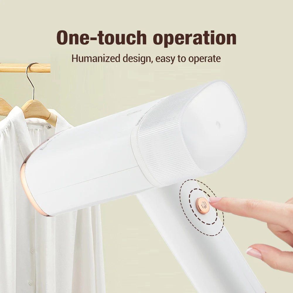 Handheld Foldable Ironing Machine Portable Small Steam 180° Flat 90° Garment Ironing for Travel and Home Use