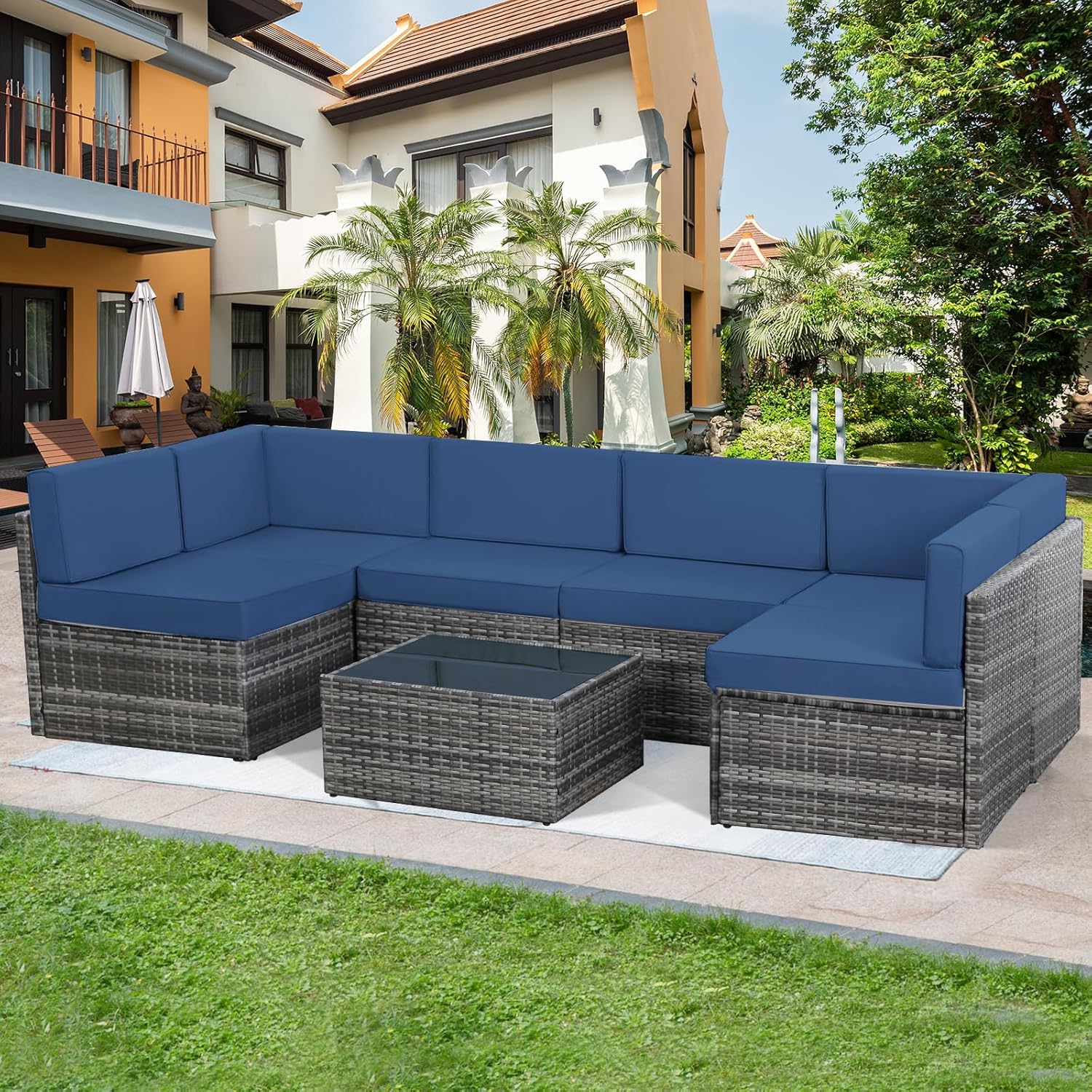 Outdoor Sectional Furniture Chair Set