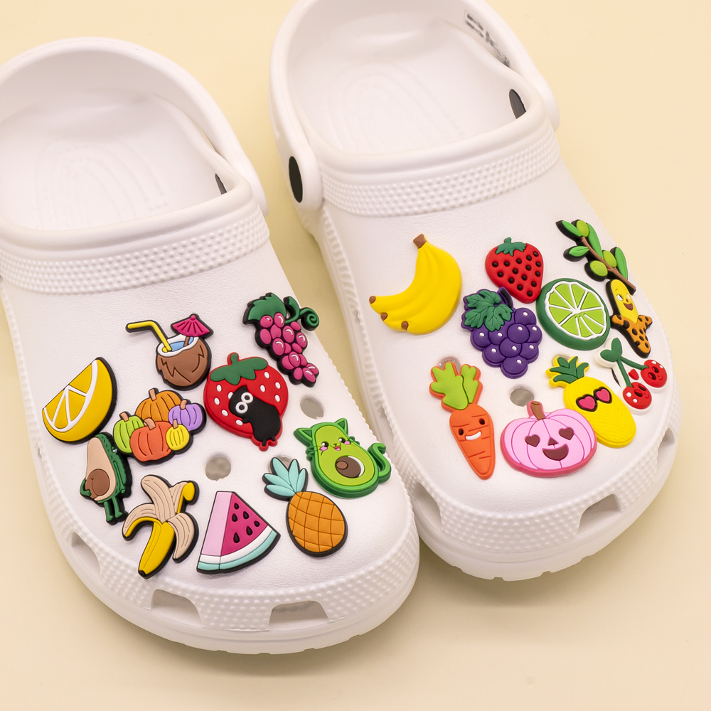 1/30 шт., подвески для обуви в виде фруктов