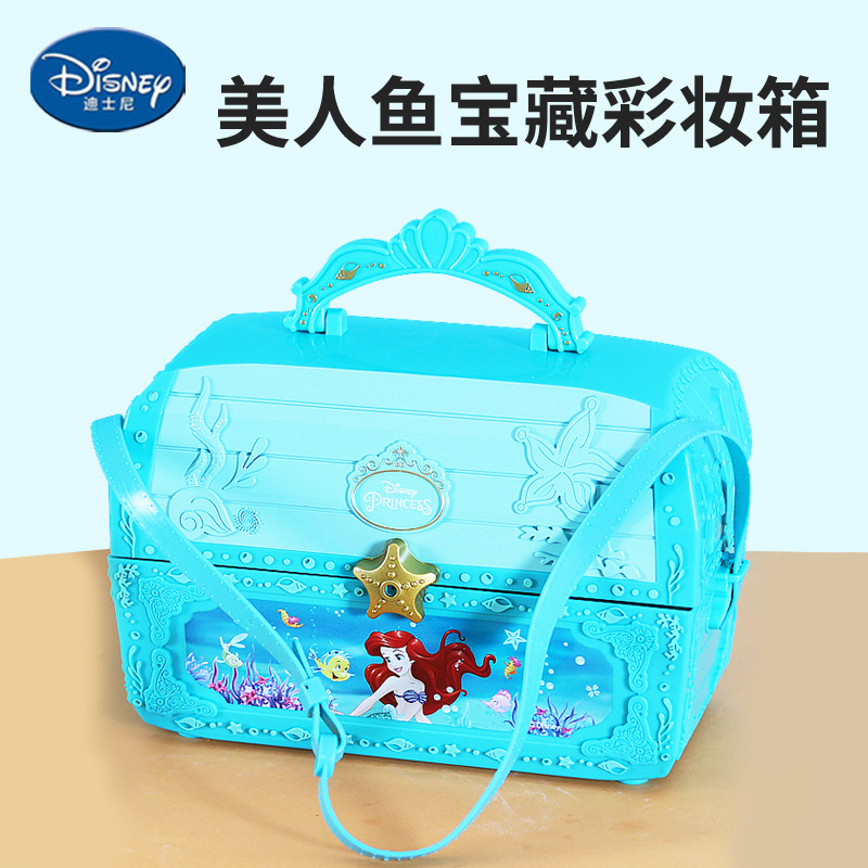 Disney mädchen meerjungfrau prinzessin elsa Kosmetik Make up set polnischen Schönheit make-up box Mit original box kinder Weihnachten geschenk