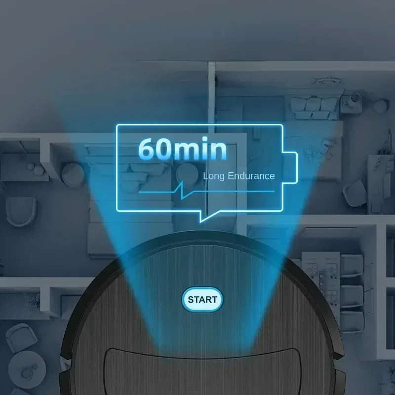 Xiaomi 3-in-1 Smart Sweeping Robot Home หุ่นยนต์กวาดแบบชาร์จไฟได้ Sweeping ดูด Mopping Integrated เครื่องดูดฝุ่น