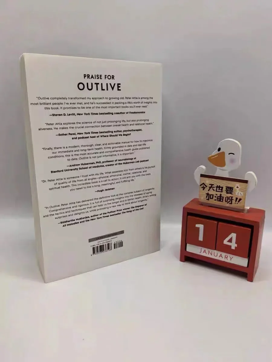 Outlive By Peter Attia The Science and Art of Longevity Paperback Book in English
