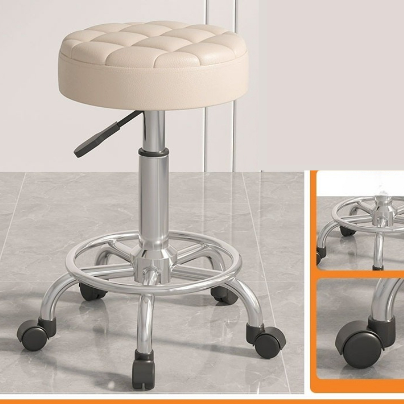 Tabouret pivotant réglable chaise ronde Salon manucure pédicure beauté chaise roulante coiffure barbier Spa tabouret professionnel