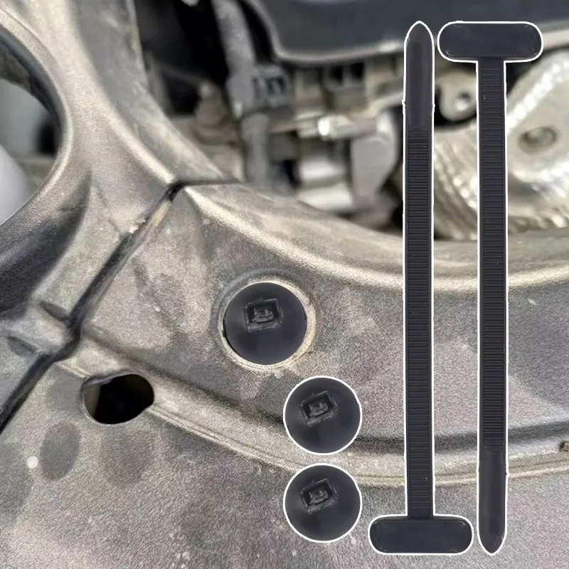 Universal Nylon Cable Tie Buckle Auto Fastener Screw Replacement Clip Car Fender Trunk Engine Guard Panel Wire Management Secure