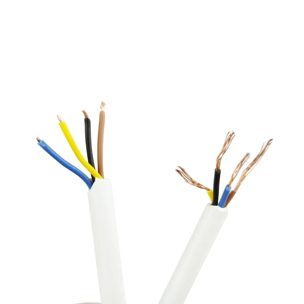 10m/20m/30m/40m/50m avvr 4*0.12 4 fio linha de cobre para vídeo porteiro cor vídeo porta telefone campainha com fio cabo interfone