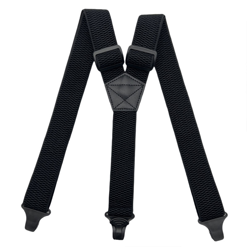 Fashion Heavy Duty Suspenders for Men Wide Work Suspenders Adjustable Straps Y Back with Plastic Clips