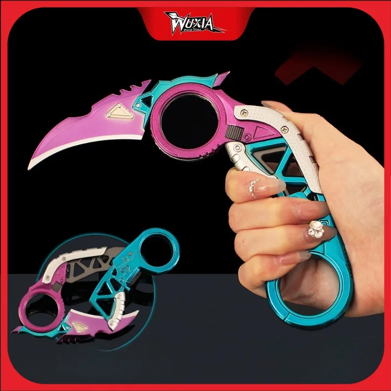 APEX juego periférico 18cm arma fluorescente garra cuchillo plegable modelo aleación familia herencia colección decoración ornamento juguetes regalo