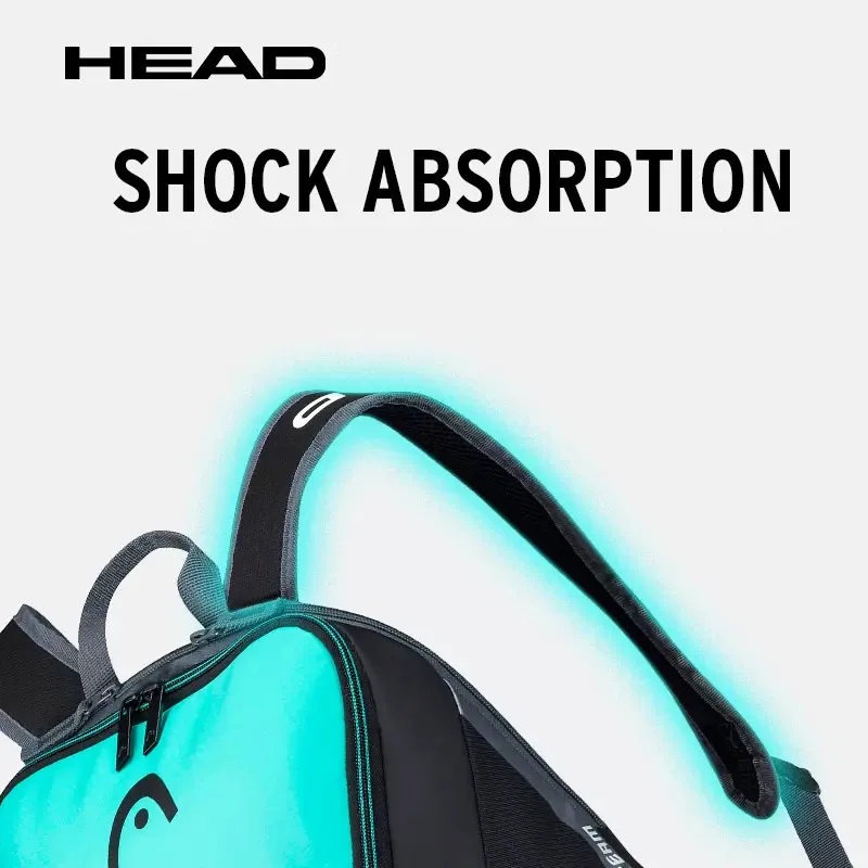 Head Tour Team Series Mochila De Tênis Com Compartimento De Sapato, Raquete De Grande Capacidade, Saco De Raquetes De Quarto