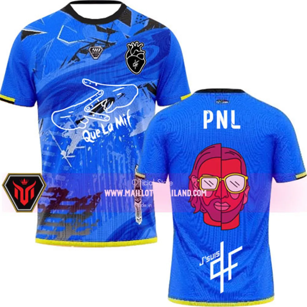Summer New Maillots thailande 90Minute MM9 Maillots PNL Tee Children Adult Top O-Neck Loose Breathable Men Women Sports T-Shirt