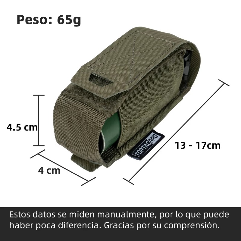 TOPTACPRO bolsa táctica Flashbang bolsa de herramientas Modular MOLLE bolsa de caza accesorios de equipo 8502