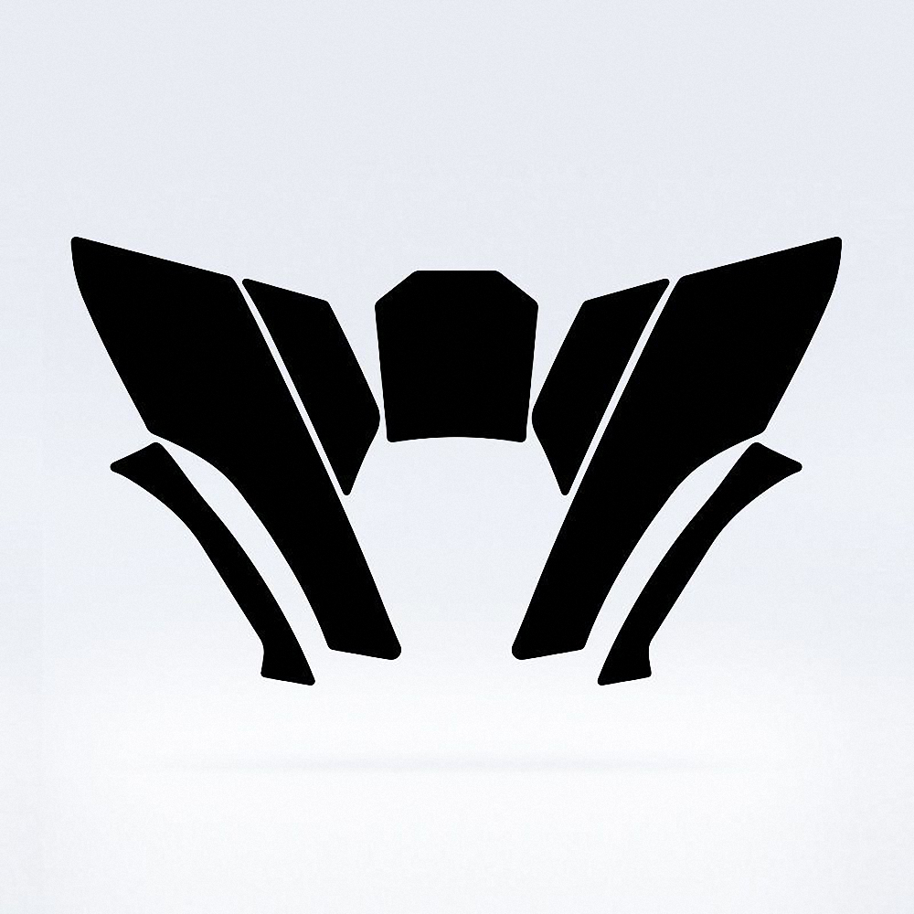 Para CFMOTO 450MT almohadilla de tanque cubiertas de combustible pegatinas protectoras accesorios de motocicleta calcomanías reflectantes CF MOTO MOTOS MT450 MT 450 2024