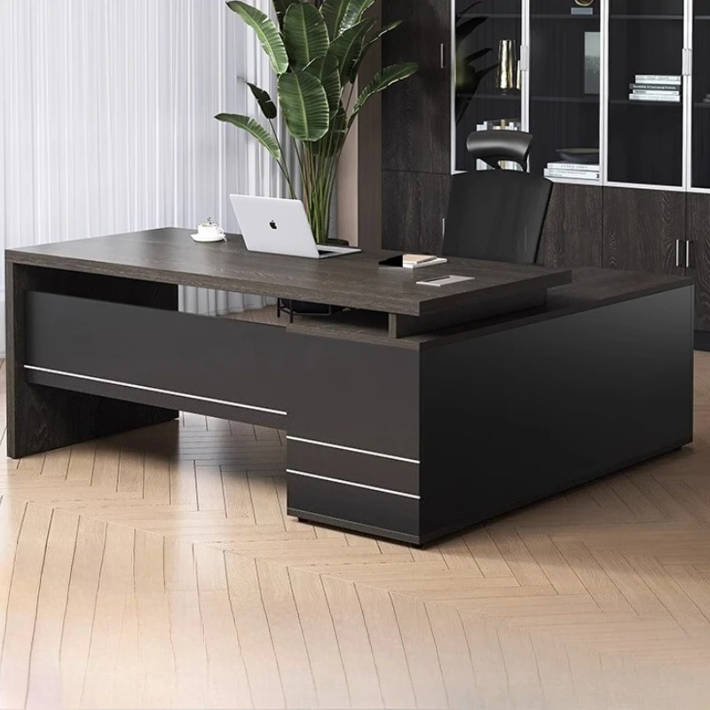 Mesa chefe de madeira simples e moderno armário designer leitura mesa secretário alta qualidade arte bureau meuble móveis escritório