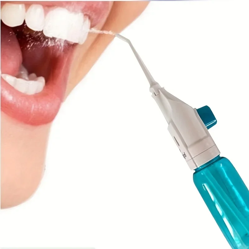 Irrigatore orale portatile ad alta pressione Filo interdentale domestico Stuzzicadenti manuale per la pulizia dei denti