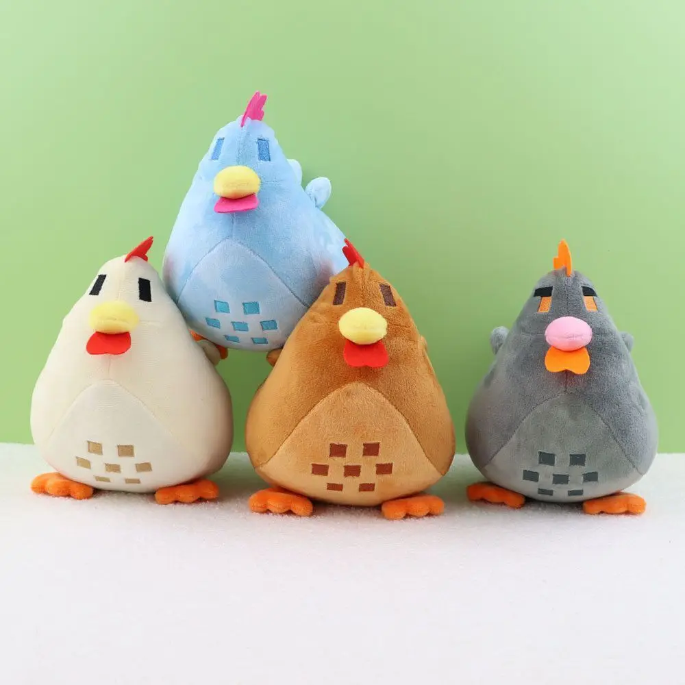 20cm Stardew Valley Plushie Kawaii Chicken Peluche Soft Stuffed Animal Toys Cute Room Decoration Anime Plush Accessory