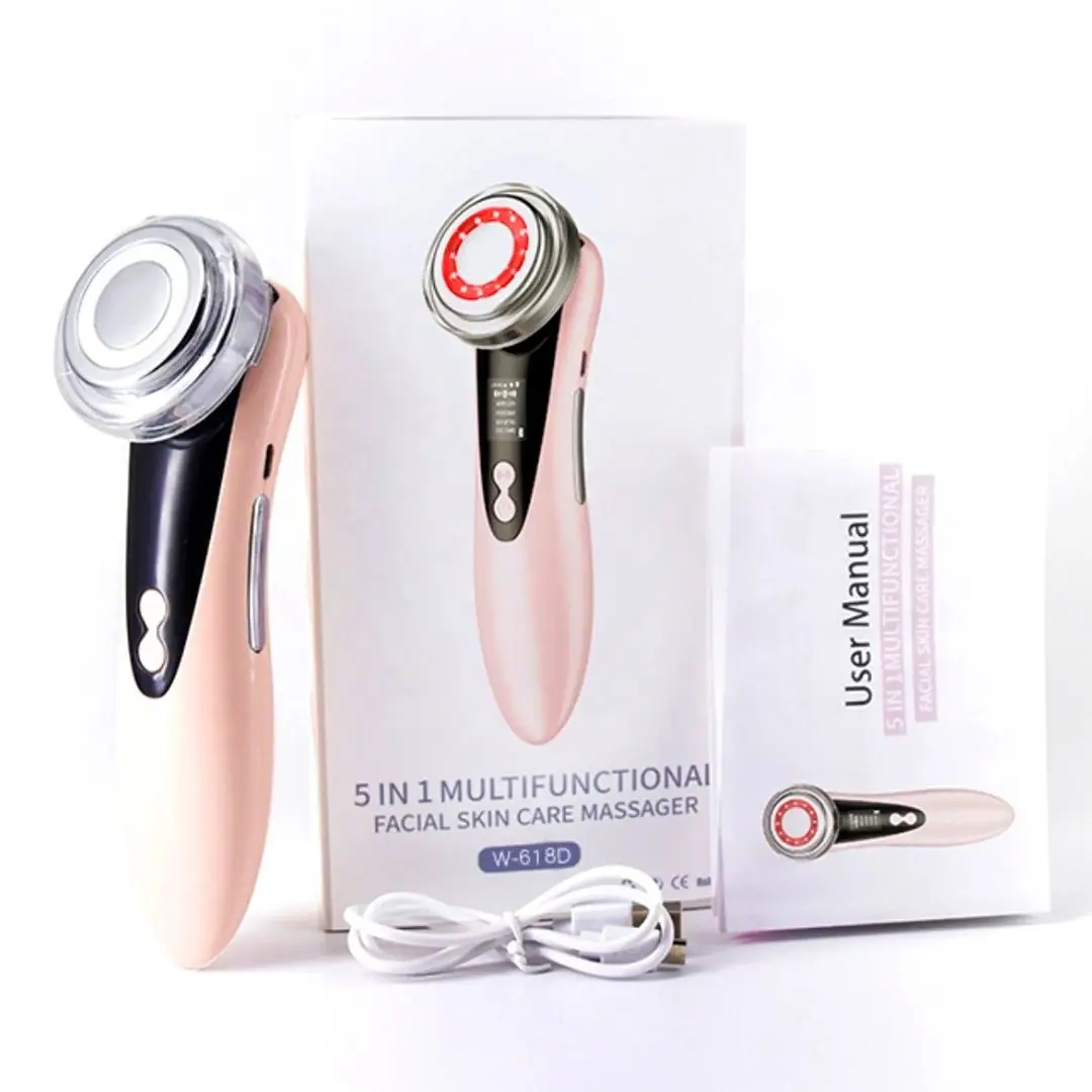 4 in 1 RF EMS 페이셜 마사지 페이스 리프트 다기능 회사 장치 Led 피부 회춘 기계 주름 제거 스킨 케어 도구