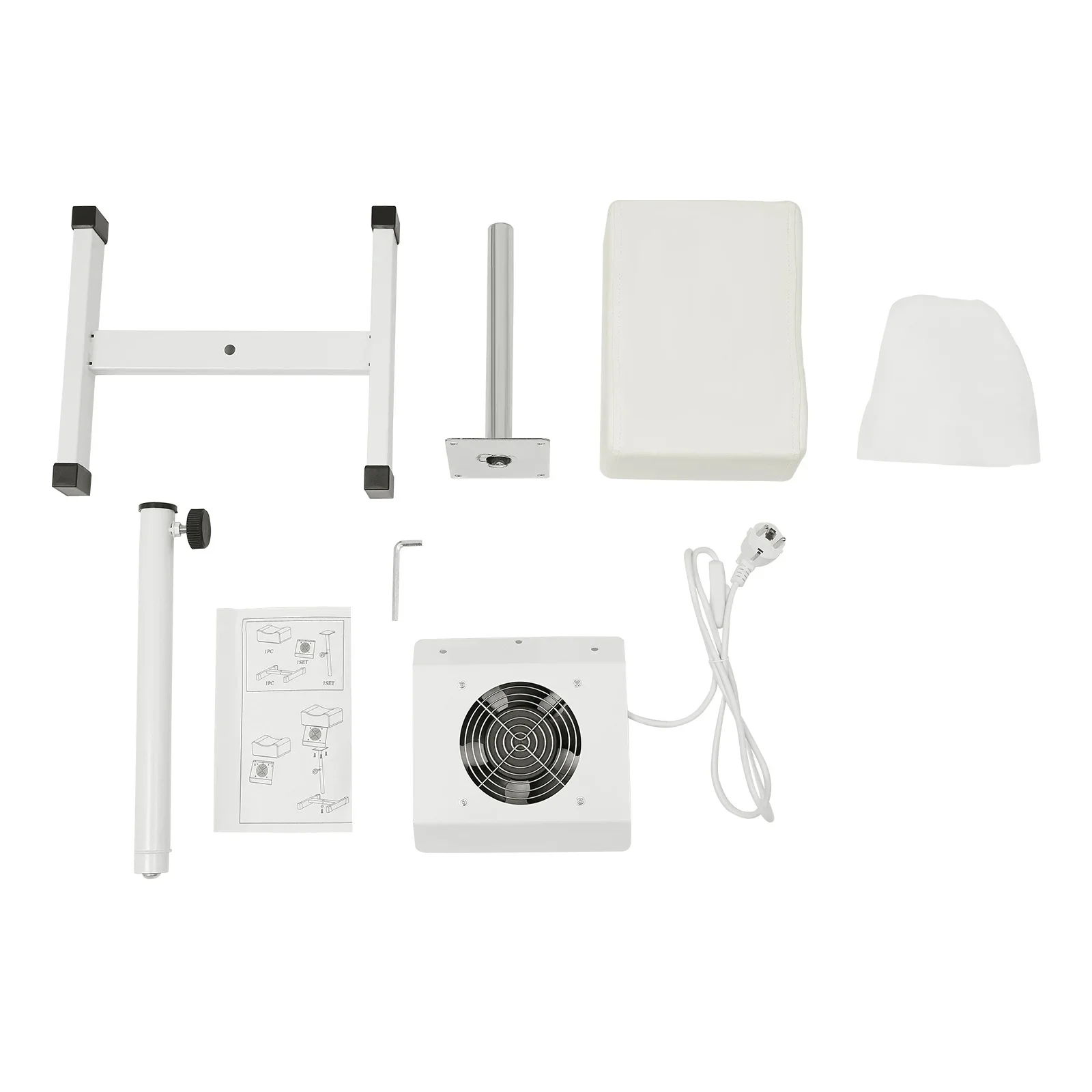 Pediküre-Hocker, Fußpflegestuhl, Fußstütze für Pediküre, verstellbare Maniküre-Fußstütze, Nageltechniker-Stuhl 48–68 cm
