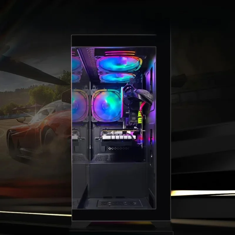 PC de sobremesa para juegos, Radeon RX 580 16G GDDR5, Core i7 hasta 3,9G, 16G RAM, 512G SSD, 600M WiFi