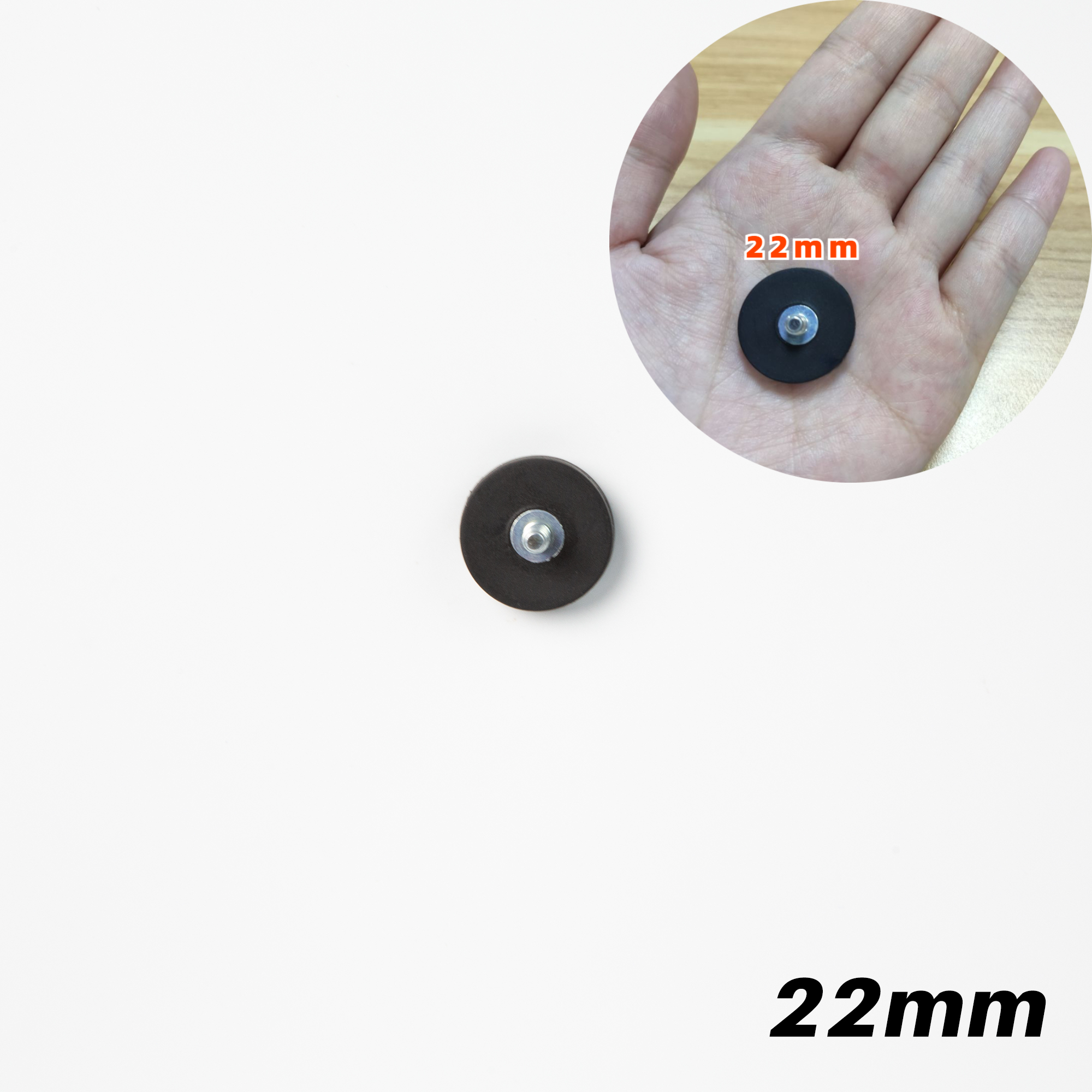 4 Stuks 43/34/22 Mm M6/M4 Bolt Mini Size Magnetische Base Mount Bracket klem Led Verlichting Bar Houder Suv Offroad