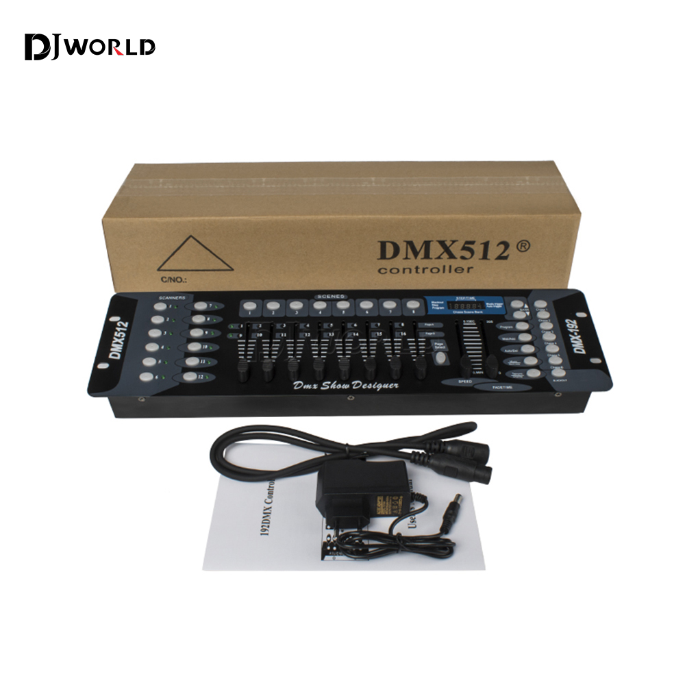 2 TEILE/SATZ 192 DMX Controller Bühnenbeleuchtung DMX512 Konsole für LED Par Moving Head Strahl Waschen Scheinwerfer Bühne Effekt DJ Ausrüstung