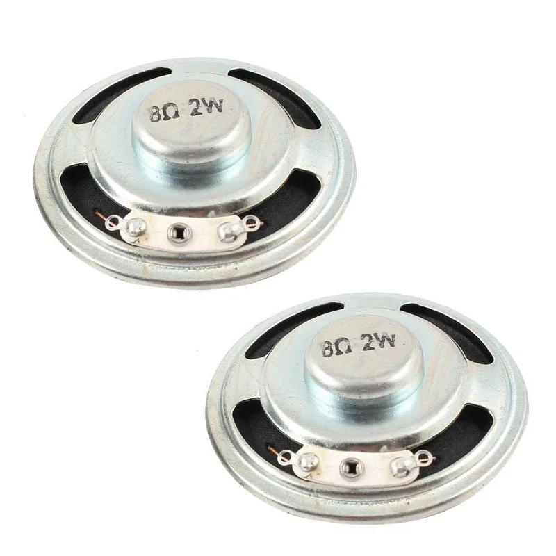 5 uds 2W 8R altavoz Mini altavoz de bocina ultrafino diámetro 40MM 4CM, altavoz de 2 vatios 8 Ohm para Arduino