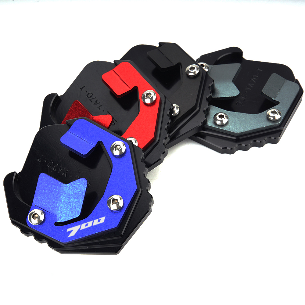 Para Yamaha Tenere 700 2019 XTZ 700 T700 2019-2023 2024 2025 accesorios de motocicleta soporte de extensión soporte lateral Tenere700