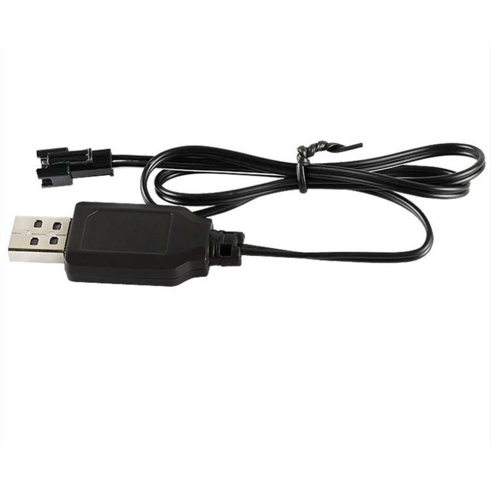 USB Charger Cable For 3.7V Lithium Battery Charger SM-2P Forward RC Car Aircraft Spare Parts RC Quadcopter Toy
