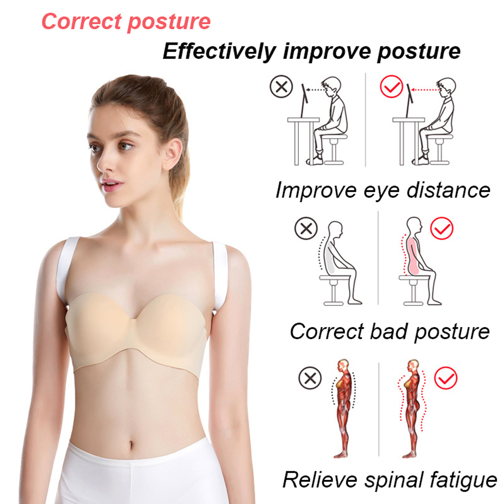 Corrector de postura de espalda, cinturón ajustable, remodelación de la columna vertebral, cuerpo para columna, corrección de postura para hombres y mujeres, enderezador