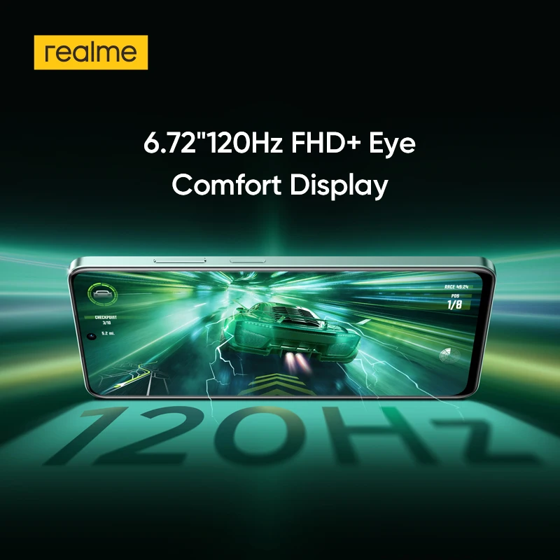 [Мировая премьера] realme 13 5G смартфон Dimensity 6300 5G чипсет 50 МП OIS камера 120 Гц дисплей 45 Вт зарядки 5000 мАч аккумулятор GT режим 60 кадров в секунду игровая система охлаждения пара IP64 NFC