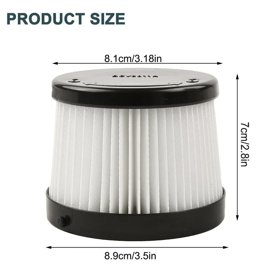 2pcs Filters Washable Reusable For  DCV501HB 20V Cordless Handheld Vacuum Cleaner DCV5011H Replacement