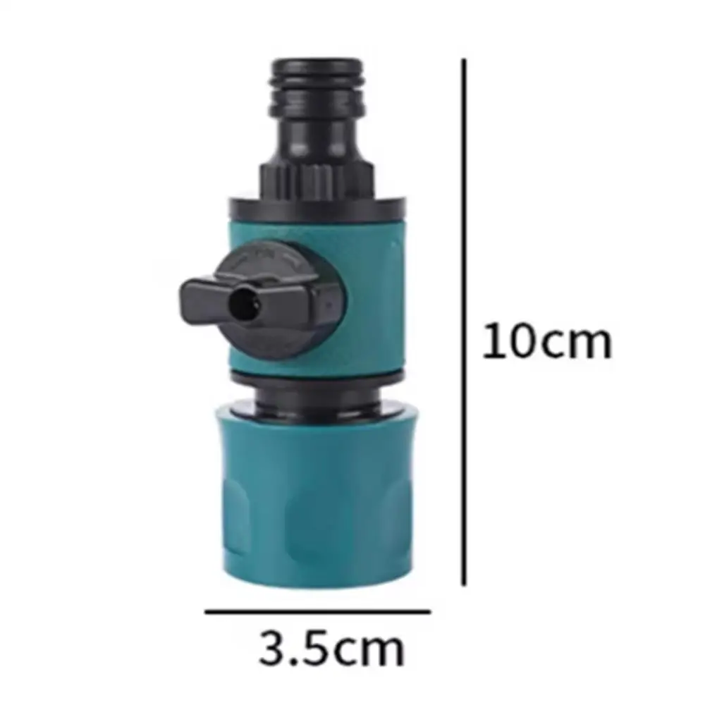Accoppiatore a connessione rapida per tubo da giardino - Adattatore per valvola di intercettazione per irrigazione Sistema di irrigazione Rubinetto Raccordo per rubinetto Connettore in linea