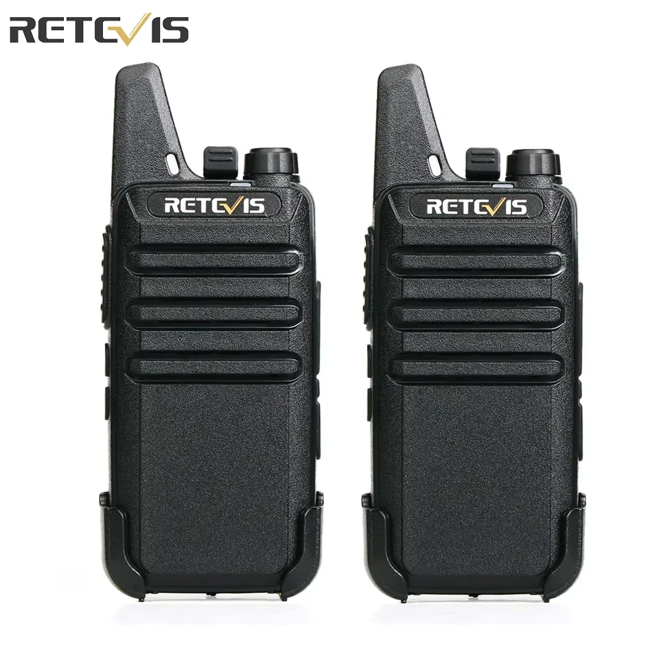 Mini walkie-talkie PMR 446, 2 piezas, Radio bidireccional portátil ht PTT, Radio portátil para cafetería De caza RT22