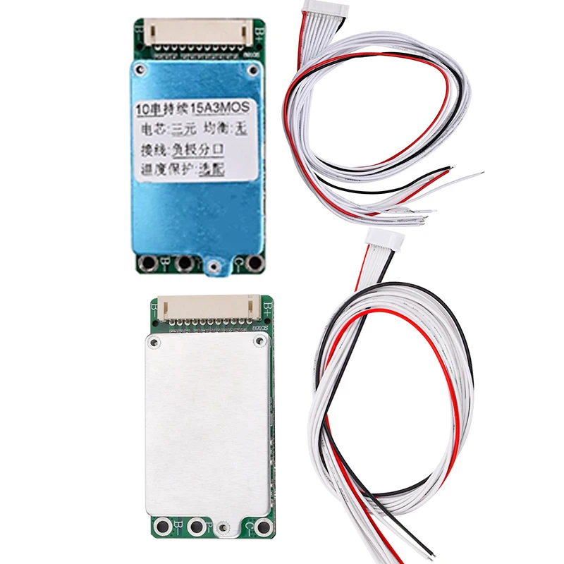 BMS 10S 36V 15A Common/SPLIT Port Li-ion Lipolymer 18650 lithium Battery Protection Board Short Circuit Protection