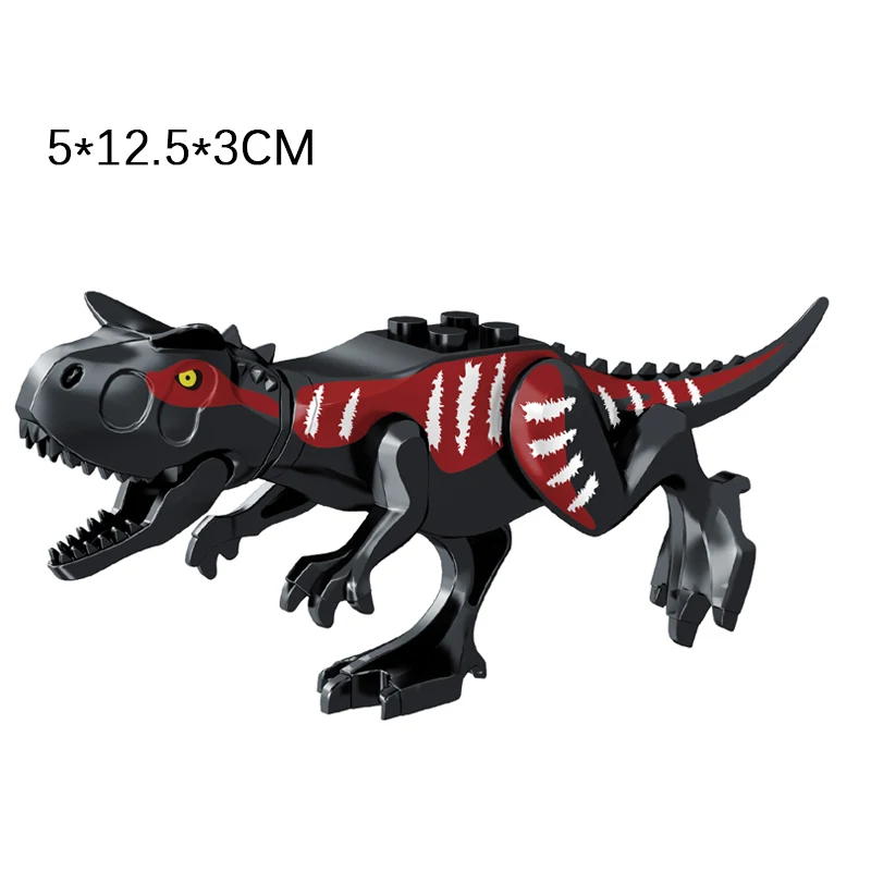 Kỷ JuRa Khủng Long Khối Xây Dựng Con Indominus Rex DIY Tyrannosaurus Hành Động Hình Mô Hình Đồ Chơi Trẻ Em Động Vật Quà Tặng Giáng Sinh