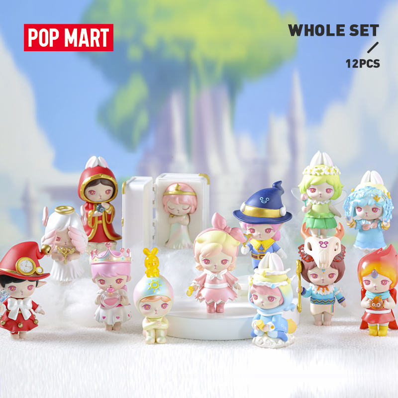 Kotak mainan acak buta seri ajaib kelinci POP MART mainan Action Figure Anime lucu Caixa Caja kotak kejutan boneka hadiah anak perempuan
