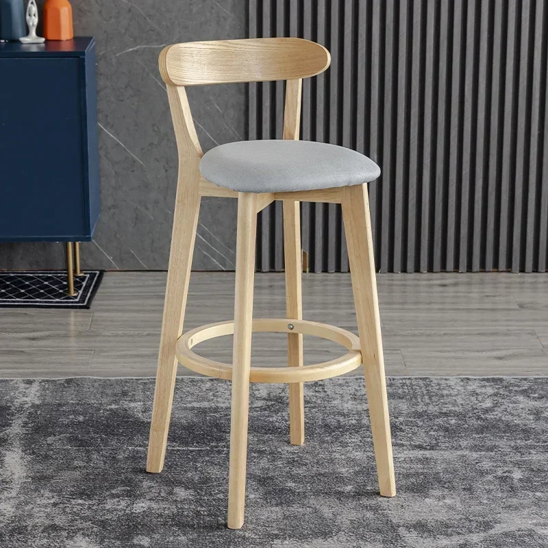 Modern Dining Chairs Wood Barstool Kitchen High Chairs For Bar Dining Chair Hotel Lobby Reception Chair Chairs For Kitchen Bar