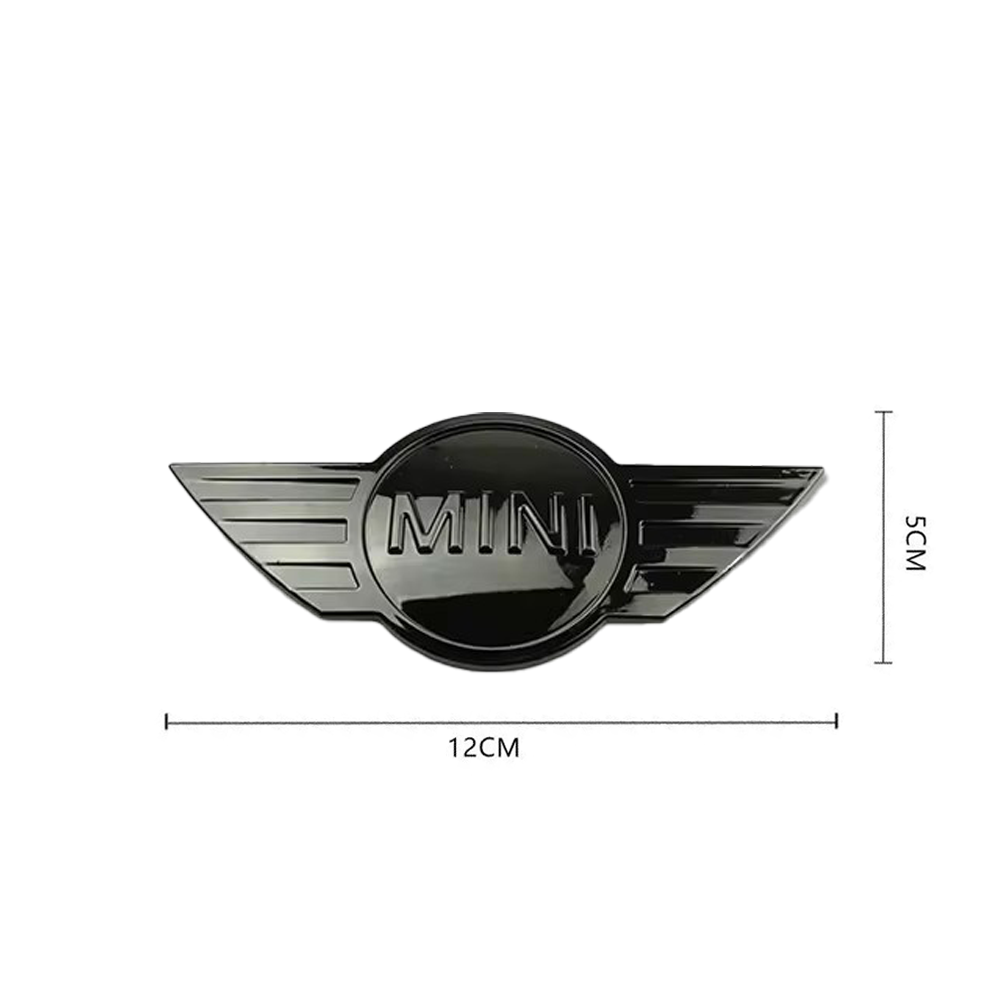 Décoration d'insigne d'emblème de capot avant arrière de voiture ABS pour BMW Mini Cooper R55 R56 R60 R61 Logo de remplacement accessoires de style automobile