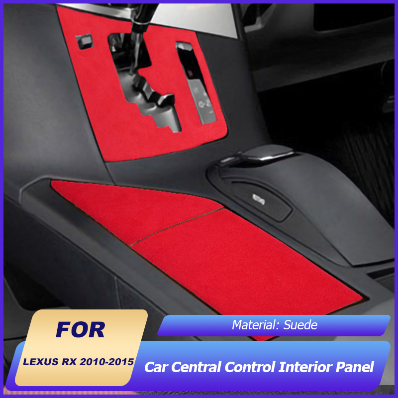 Matras dekorasi Interior mobil, untuk Lexus RX 270 350 450h AL10 MK3 2013 2014 2010 ~ 2015 Suede