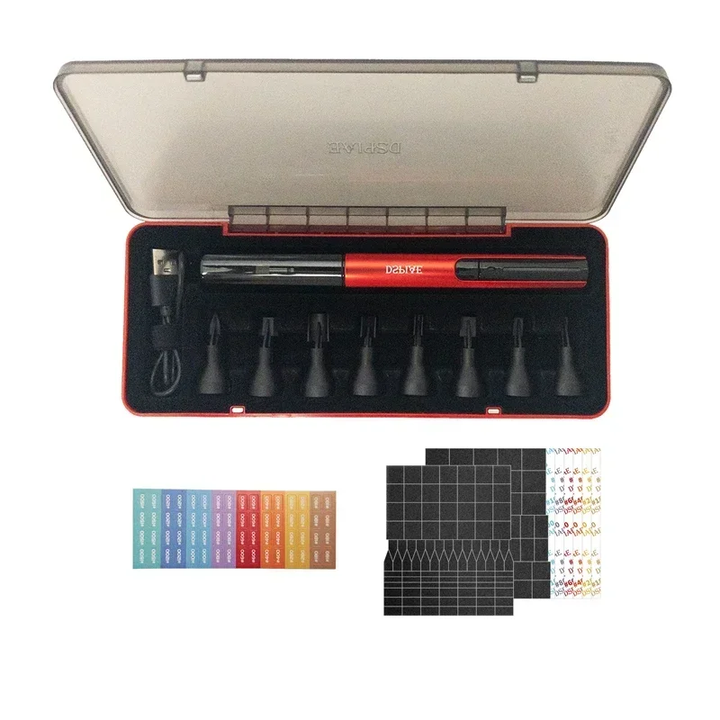Dspiae Es-A Electric Grinding Pen Sander Diy Model Craft Tool With Sanding Paper Head For Military Hobby Plastic Model Building