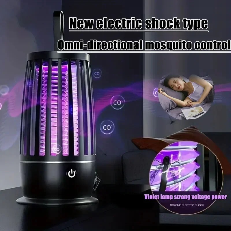 Draagbare Elektronische Muggen Killer Anti-Muggen Lamp Muggenmelk Machine Elektrische Muggenzapper Elektrische insectenmoordenaar