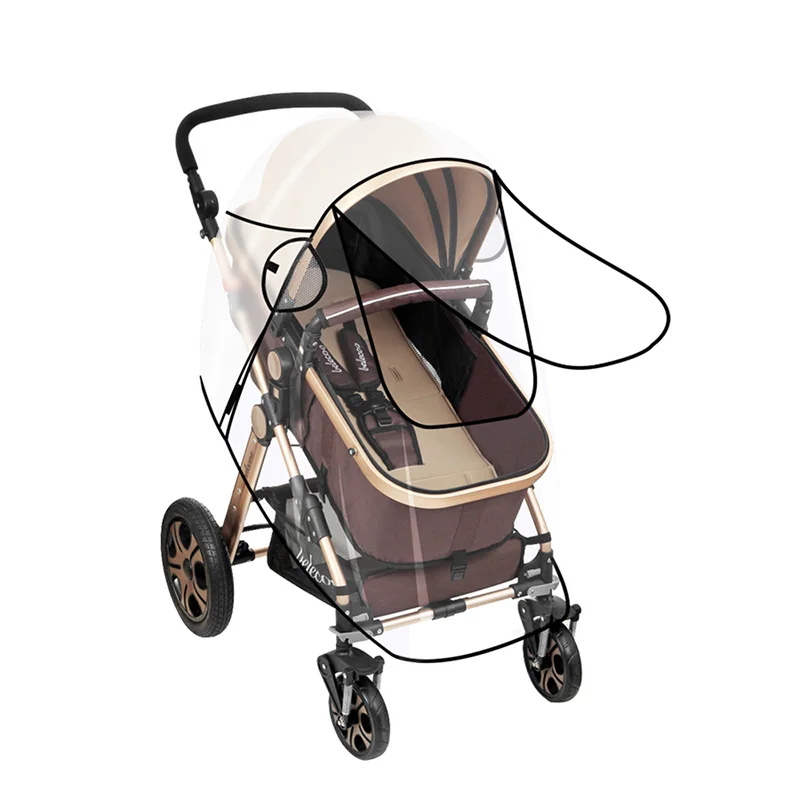Acessórios para carrinho de bebê, capa de chuva para babyzen yoyo baby yoya plus, à prova de vento, à prova d'água, carrinho de bebê infantil, capa de chuva universal