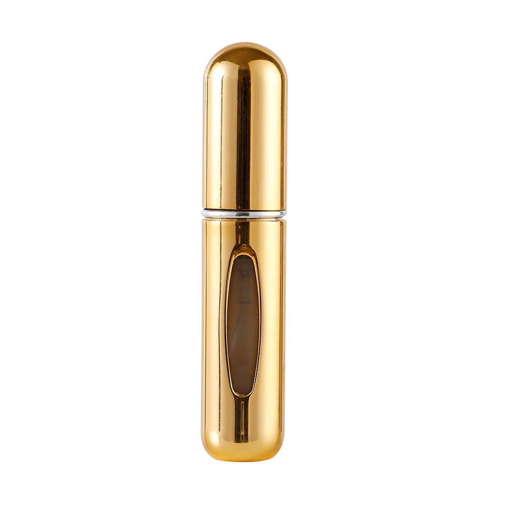 3팩 향수 디스펜서 병 5ml 알루미늄 쉘 시각 디자인 향수병 작고 세련된 휴대용 스프레이 병