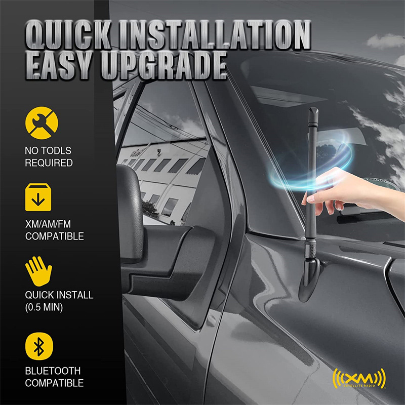 32 センチメートルマルチモデルユニバーサル AM FM ラジオアンテナダッジラム 1500 ジープラングラー JK/JL フォード F150 シボレーシルバラドトヨタタンドラ