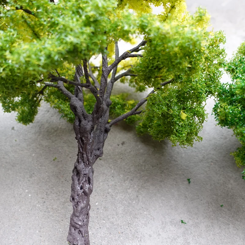 Modelo de árvore banyan, 25-30cm, modelo de árvore, venda quente, modelo em escala g, campo de árvore verde, material de layout de mesa de areia militar