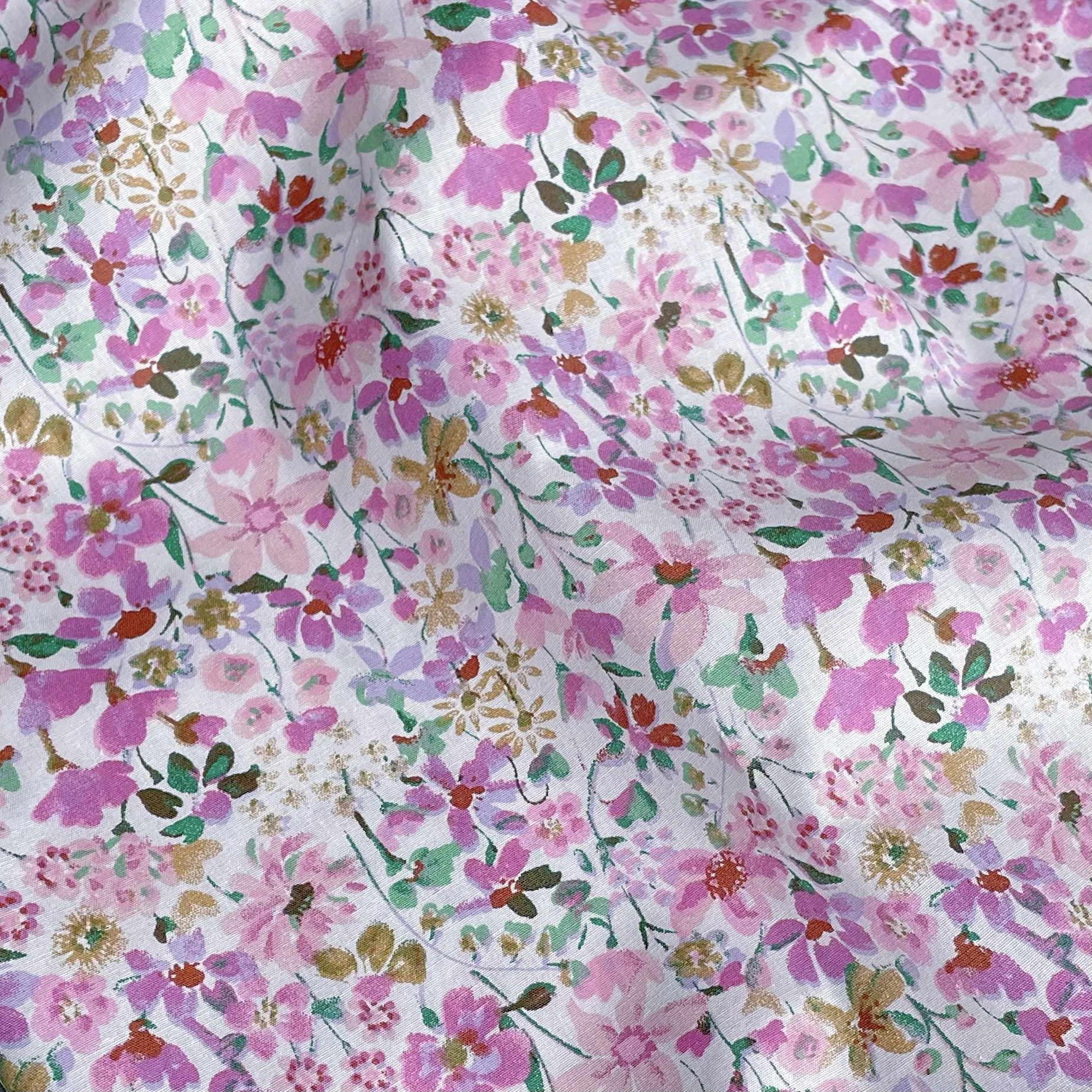 Liberty Bouquet Parade-tela de diseño Original para niños, 100% algodón, impresión Digital para coser vestidos de tela, falda, diseñador, 40S