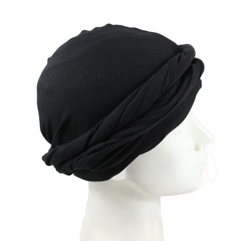 Turbante elástico para hombre, gorro de satén con forro elástico, Bandana, gorro indio, gorros de Hip Hop, diadema para motorista, novedad de 2022