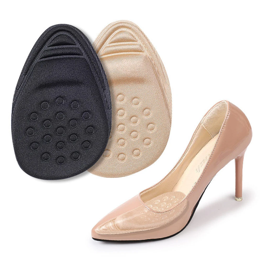 Demi-semelles pour chaussures, Inserts pour l'avant-pied, semelle antidérapante, coussin, réduit la taille de la chaussure, remplissage, talons hauts, soulagement de la douleur, coussinets de chaussures