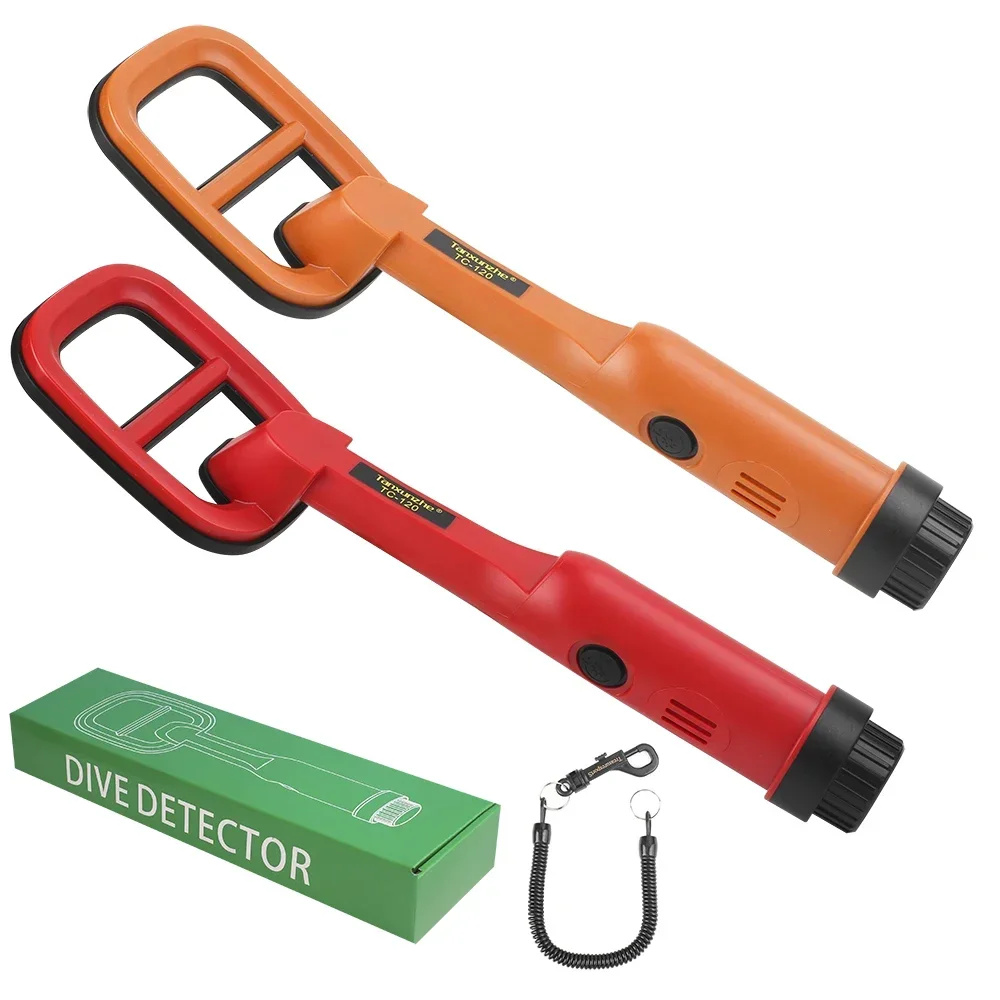 TC-120 détecteur de métaux à main détecteur de métaux pointeur d'impulsion Induction trésor de plongée détecteur de métaux étanche