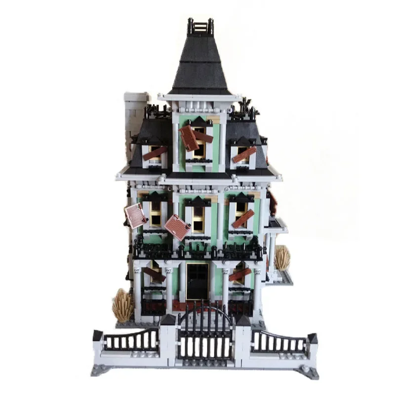 Miniso Disney Monster Fighter serie de películas Casa Encantada Compatible 10228 16007 bloques de construcción juguetes de cumpleaños regalos