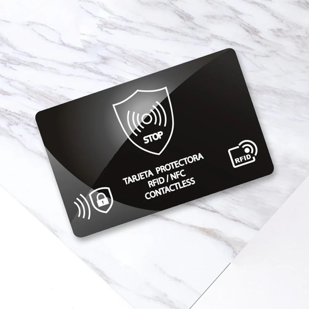 5 szt. Karta blokująca RFID Jedna karta chroni cały portfel Blokada kart RFID Przenośna osłona karty kredytowej dla mężczyzn i kobiet